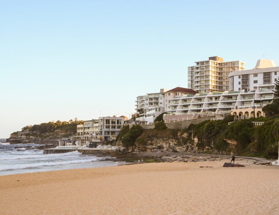 View from the beach